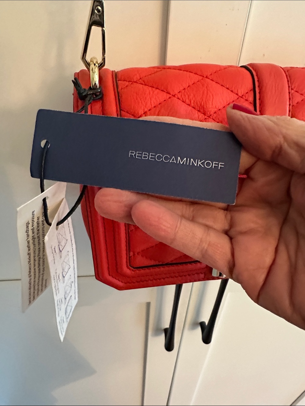 Rebecca MINKOFF quilted LOVE. crossbody bag-NWT - Picture 4 of 10